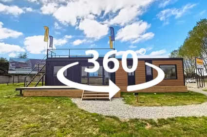 COMPAKTA Transportable home, Casas modulares, Tour Virtual 360